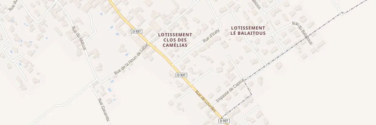 Plan du 4 Rue d’Iraty à Limendous