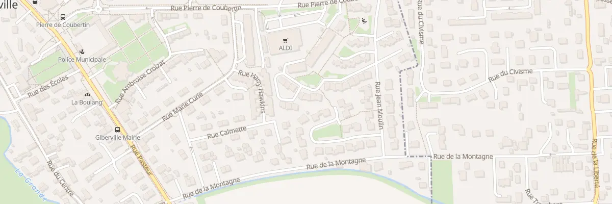 Plan du 22 Rue Georges Brassens à Giberville
