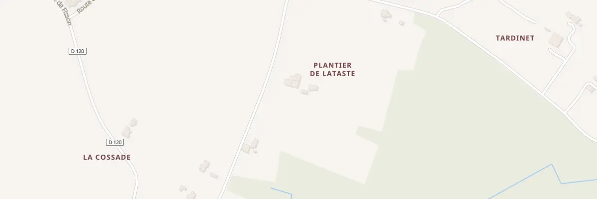 Plan du 178 Plantier de Lataste à Saint-Quentin-de-Baron