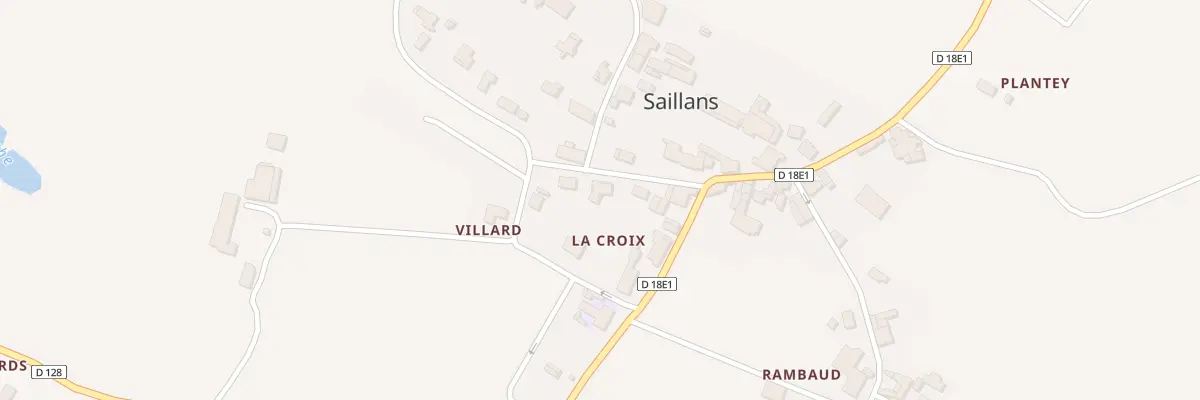 Plan du 1 La Croix à Saillans