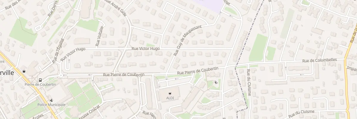 Plan du 4 Rue Guy de Maupassant à Giberville