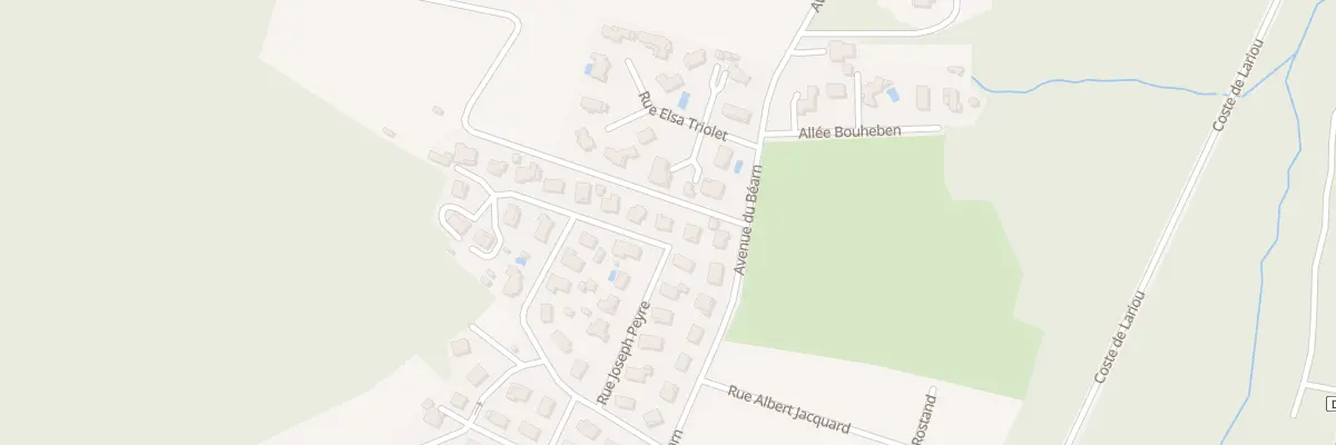 Plan du 14 Rue Joseph Peyre à Aire-sur-l’Adour