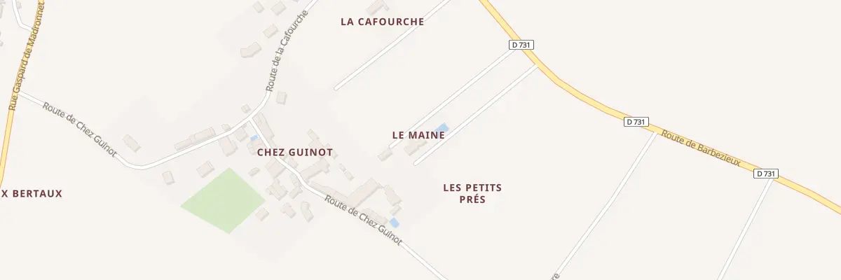 Plan du 41B Rte de Chez Guinot à Saint-Eugène