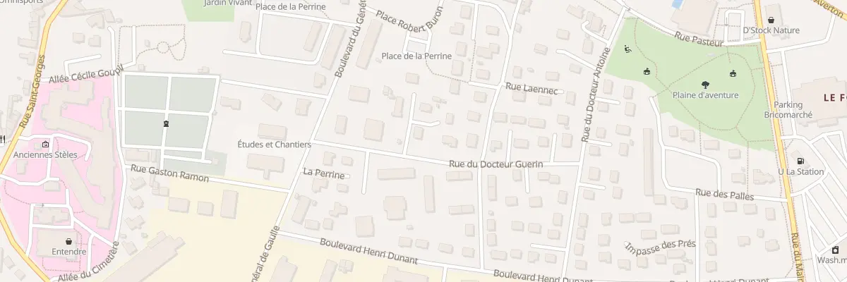 Plan du 11 Rue du Docteur Guérin à Villaines-la-Juhel