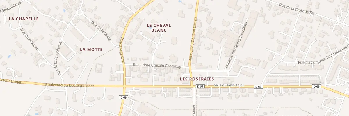 Plan du 28B Av du Gen Leclerc à Doué-en-Anjou