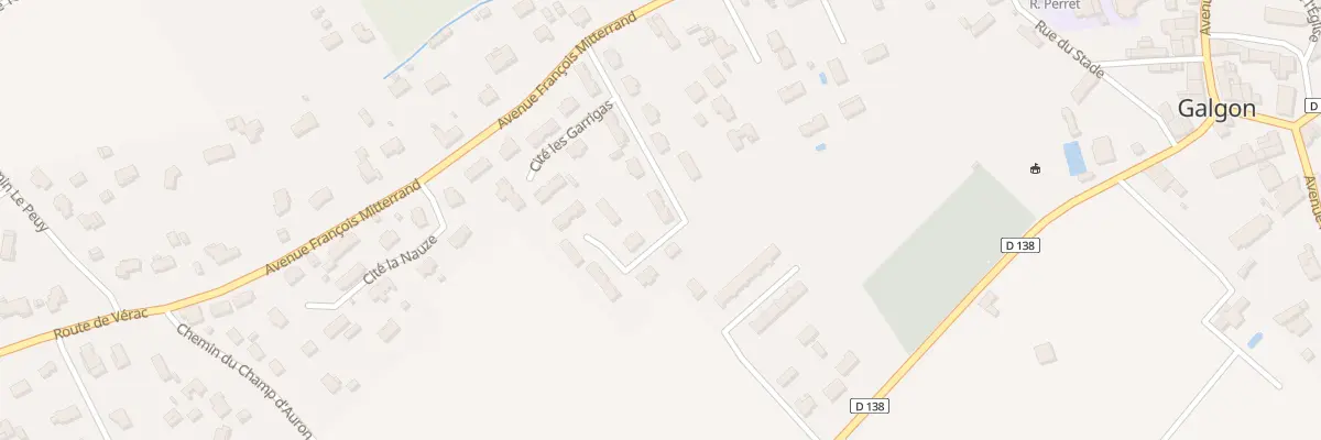 Plan du 24 Cite les Garrigas à Galgon