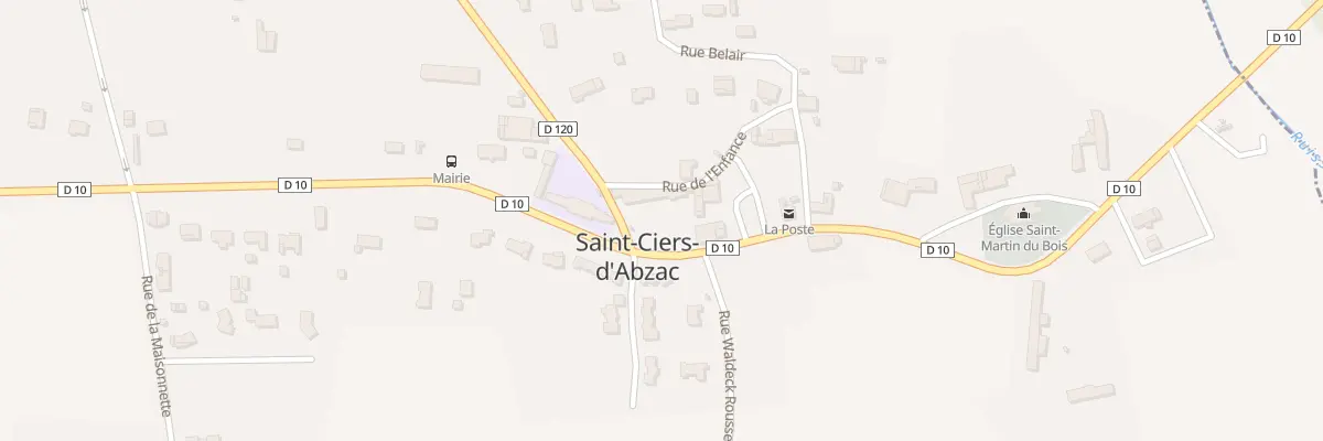 Plan du 10 Rue de l’Enfance à Saint-Ciers-d’Abzac