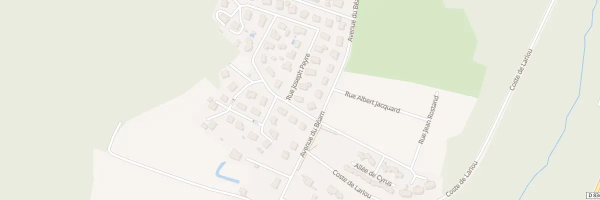 Plan du 2 Rue Jean Rameau à Aire-sur-l’Adour