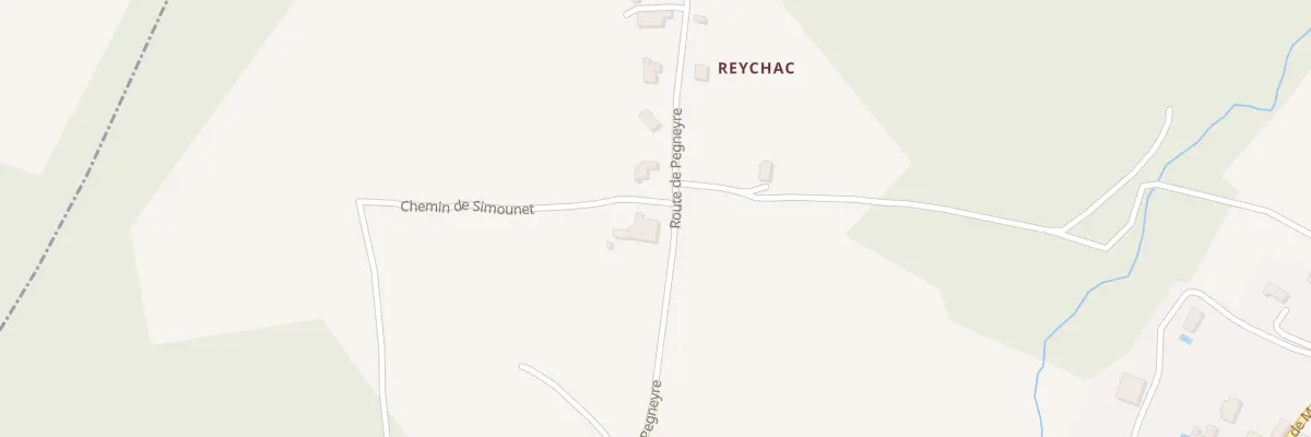 Plan du 13 Rte de Pegneyre à Saint-Léon