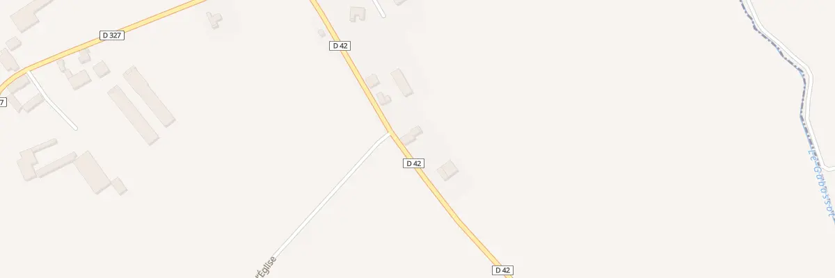 Plan du 2108 Rte Departementale 42 à Carrère