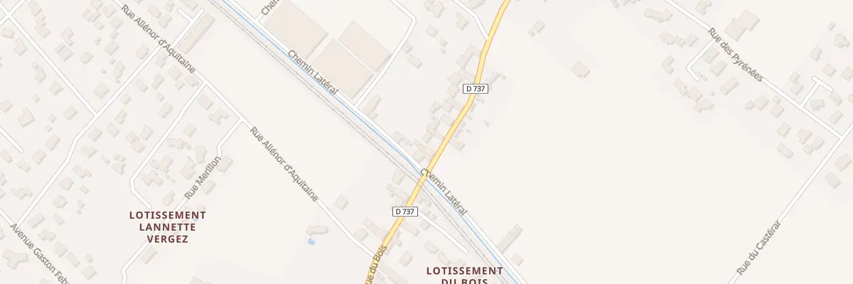 Plan du 33 Rue du Bois à Bordes