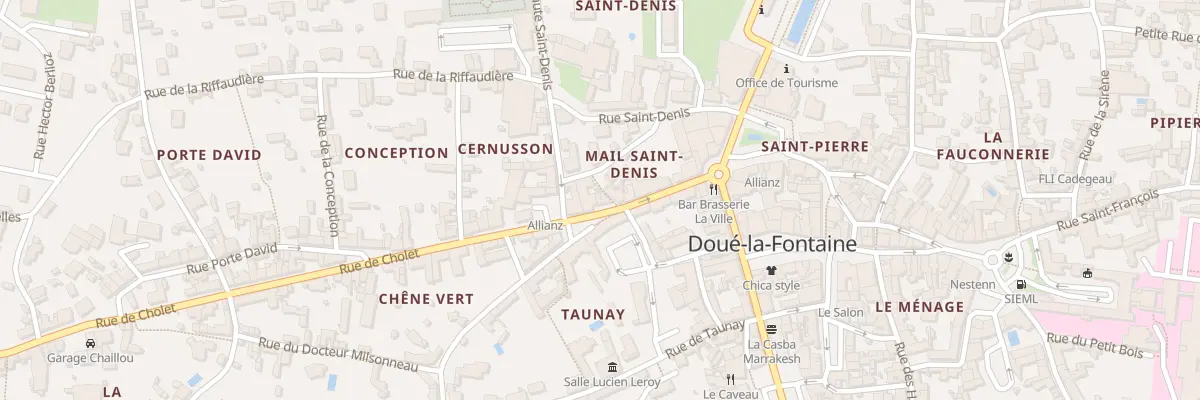 Plan du 14 Rue de cholet à Doué-en-Anjou