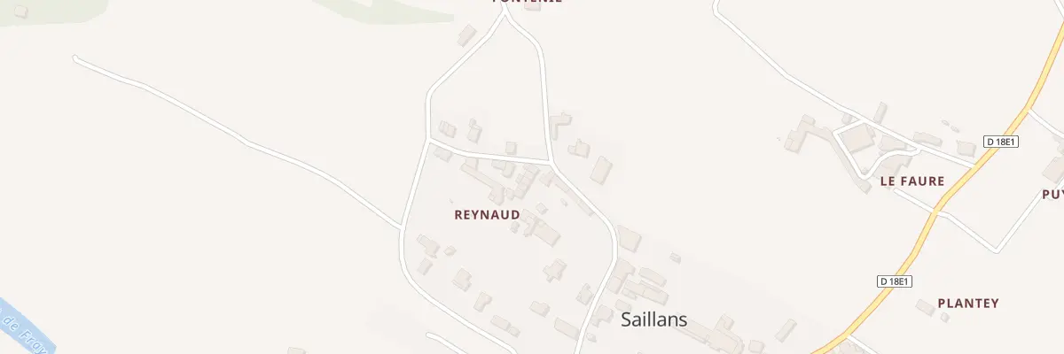 Plan du 28A Reynaud à Saillans