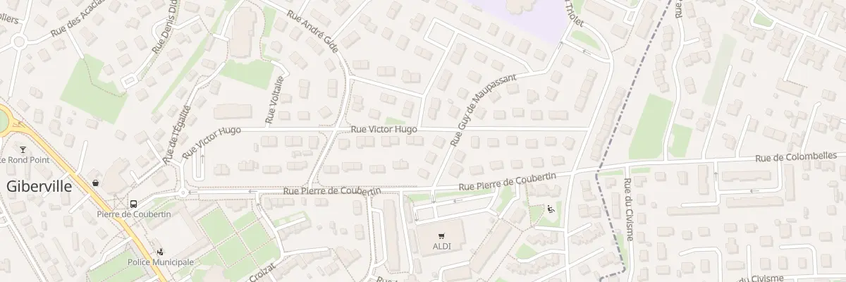 Plan du 24 Rue Victor Hugo à Giberville