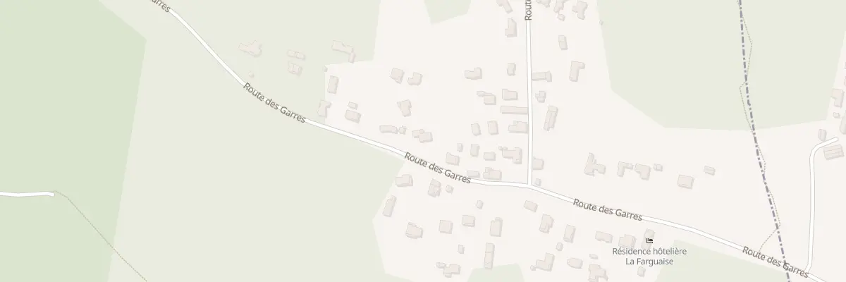 Plan du 11 Rte des Garres à Fargues