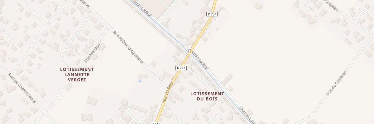Plan du 30 Rue du Bois à Bordes
