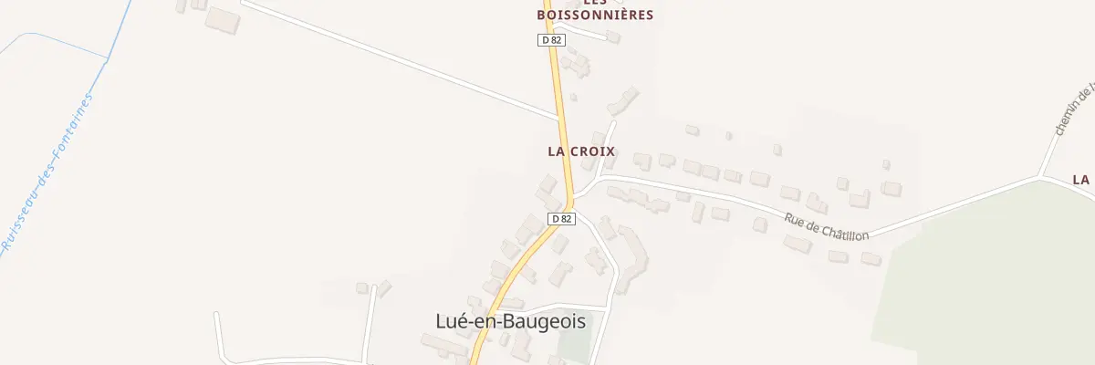 Plan du 28 Rue Jean-Baptiste Perrineau à Jarzé Villages