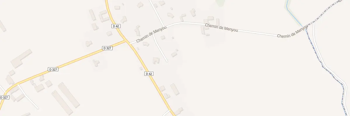 Plan du 95 Lot Menyou à Carrère