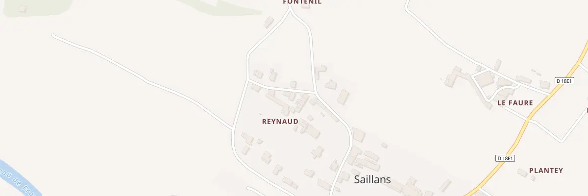 Plan du 38 Reynaud à Saillans