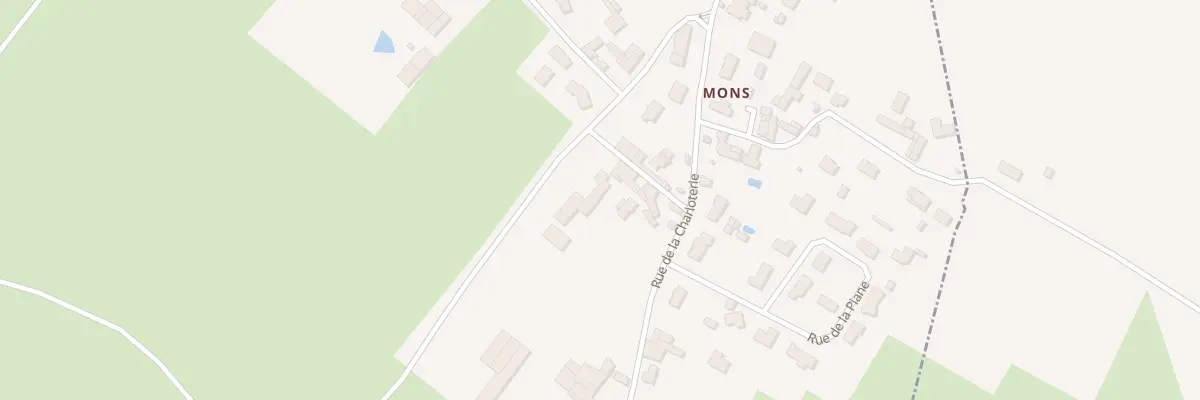 Plan du 7 Rue de la Boutique Mons à Azay-le-Brûlé