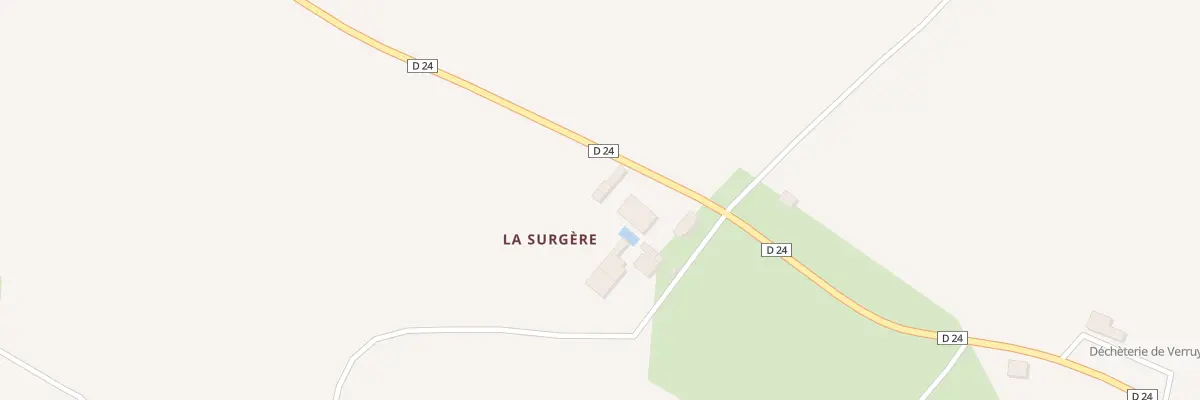 Plan du 5311 La Surgère à Verruyes