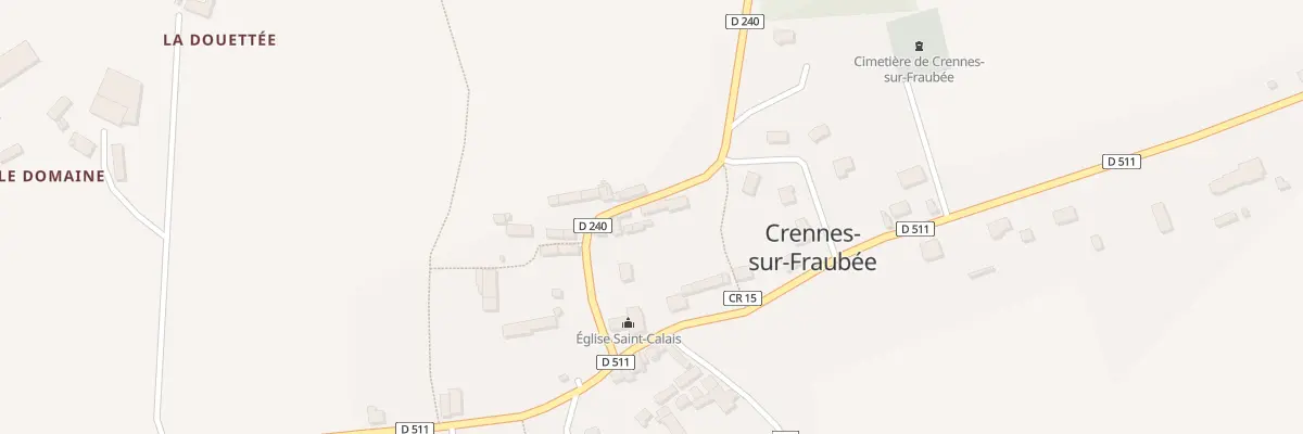 Plan du 6 Rue de Villepail à Crennes-sur-Fraubée