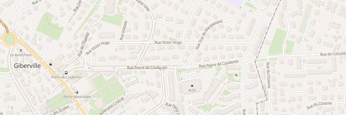 Plan du 33 Rue Pierre de Coubertin à Giberville