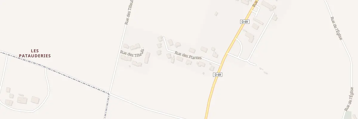 Plan du 4 Rue des Plantes à Dénezé-sous-Doué