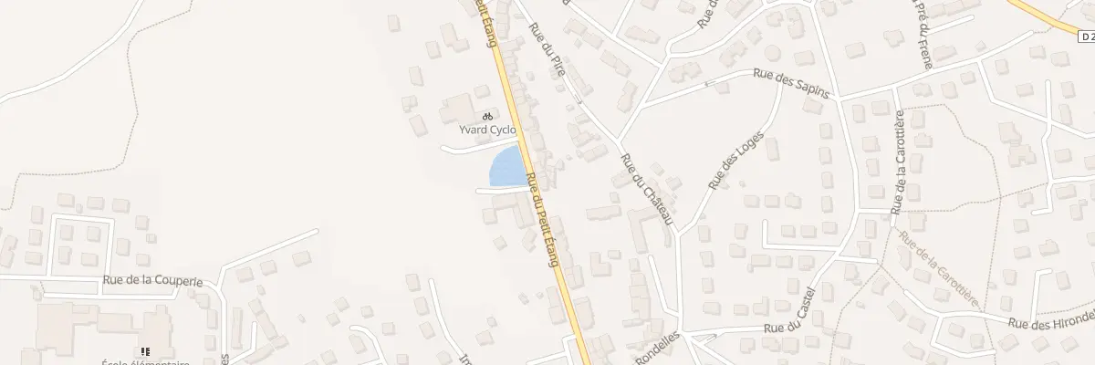Plan du 1001 Rue du Petit Etang à Villaines-la-Juhel