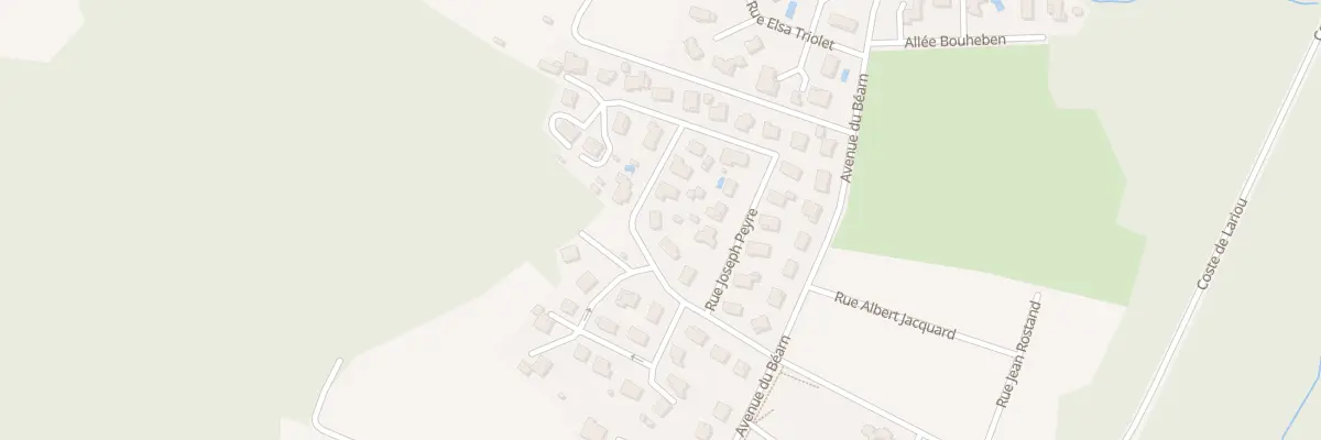 Plan du 8 Rue Jean Rameau à Aire-sur-l’Adour