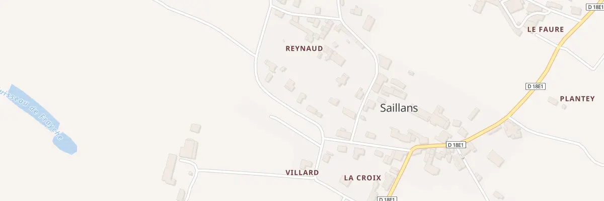 Plan du 23B Reynaud à Saillans