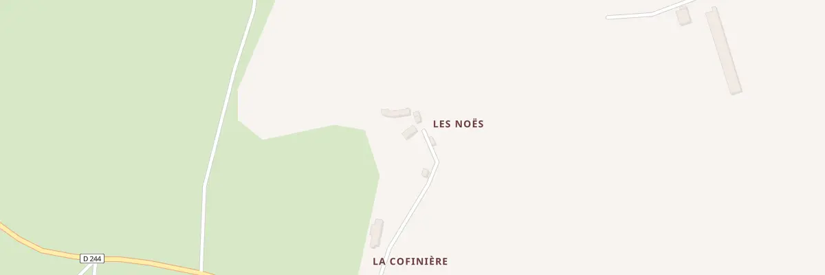 Plan du 92B Les Noes à La Pallu
