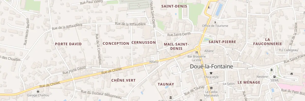 Plan du 3 Rue haute saint-denis à Doué-en-Anjou