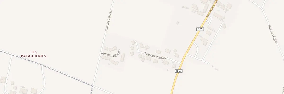 Plan du 14 Rue des Plantes à Doué-en-Anjou