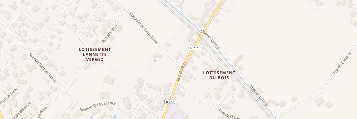 Plan du 21 Rue du Bois à Bordes