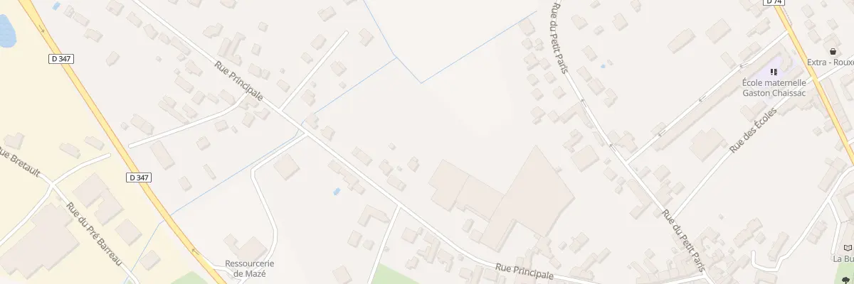 Plan du 168 Rue Principale à Mazé-Milon