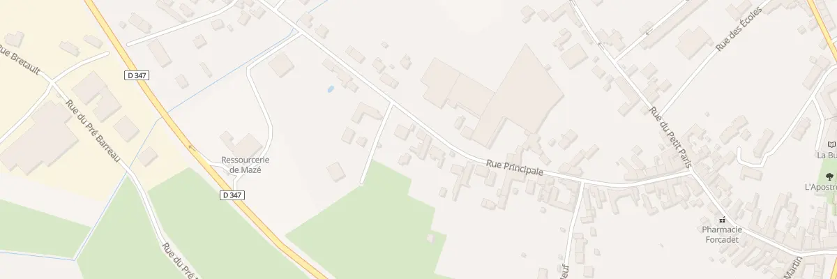 Plan du 157 Rue Principale à Mazé-Milon