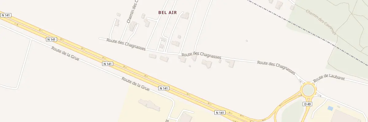 Plan du 19 Rte des Chagnasses à Gensac-la-Pallue