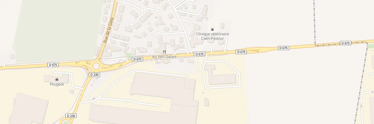 Plan du 10 Rte de Rouen à Giberville