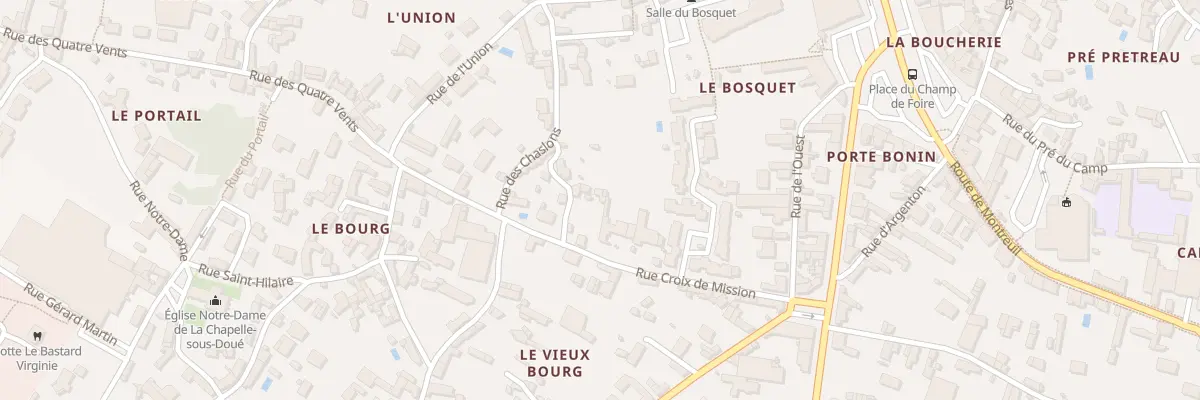 Plan du 12 Rle des Chaslons à Doué-en-Anjou