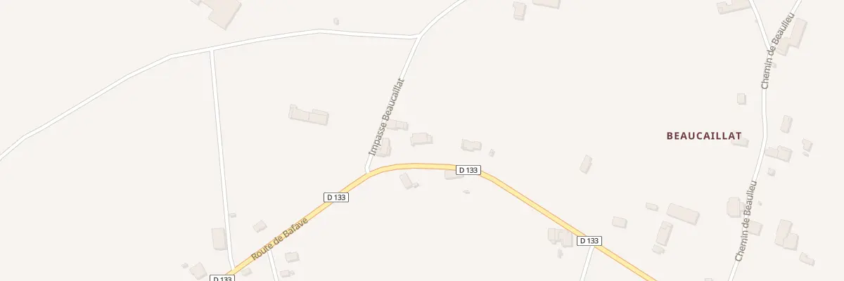 Plan du 201 Beaucaillat à Maransin