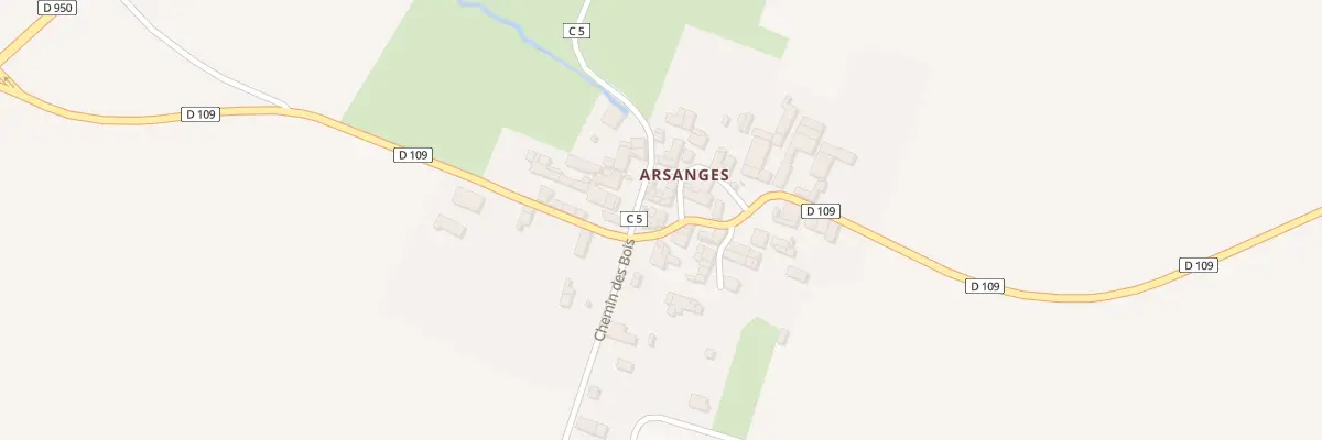 Plan du 9003 Rue Principale Arsanges à Ensigné