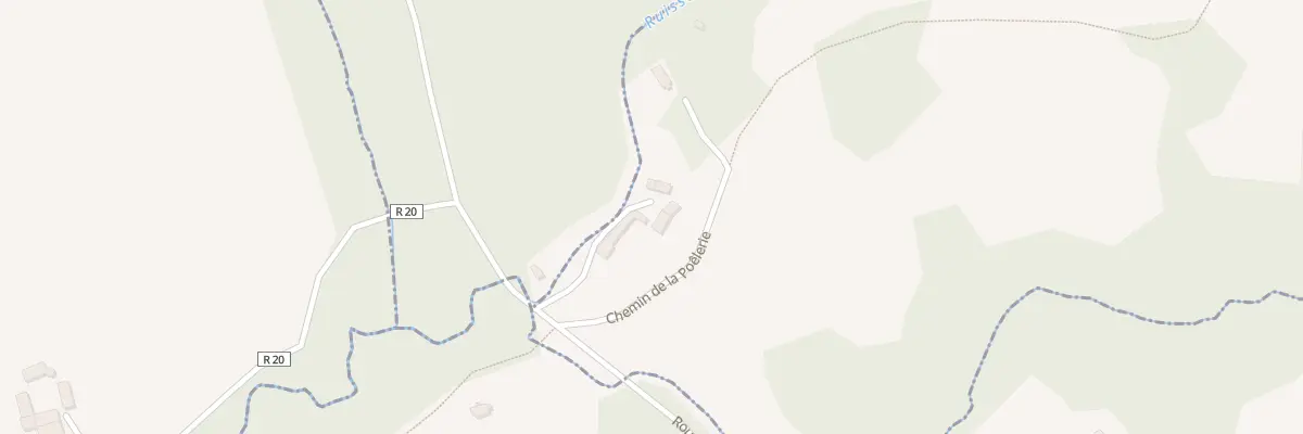 Plan du 191 La Poelerie à La Chaux