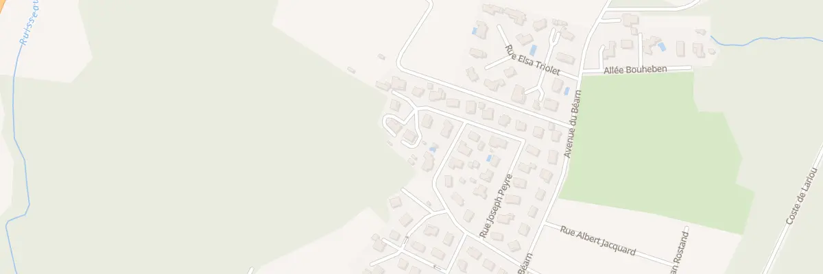 Plan du 13 Rue Joseph Peyre à Aire-sur-l’Adour