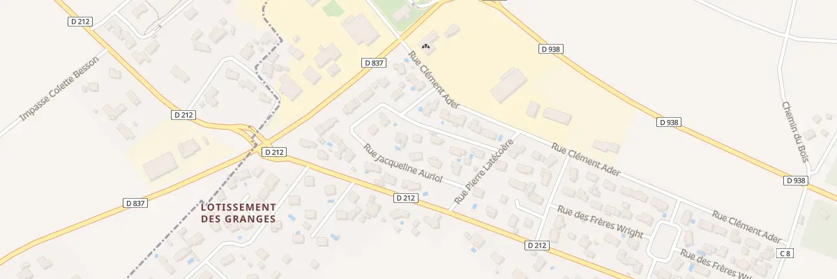 Plan du 14 Rue Jacqueline Auriol à Bordes