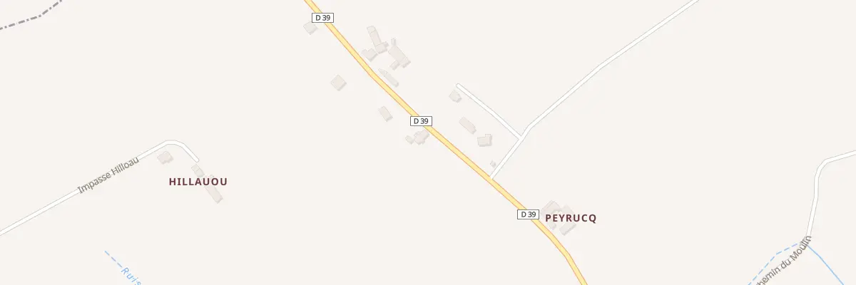 Plan du 57 Rte de Bernadets à Maucor