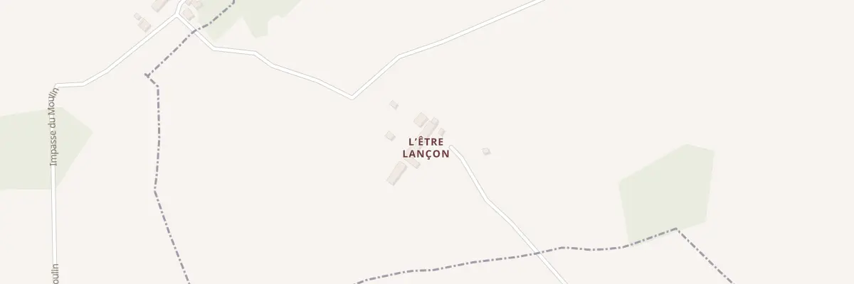 Plan du 388 L’Etre Lancon à Ménil-Gondouin