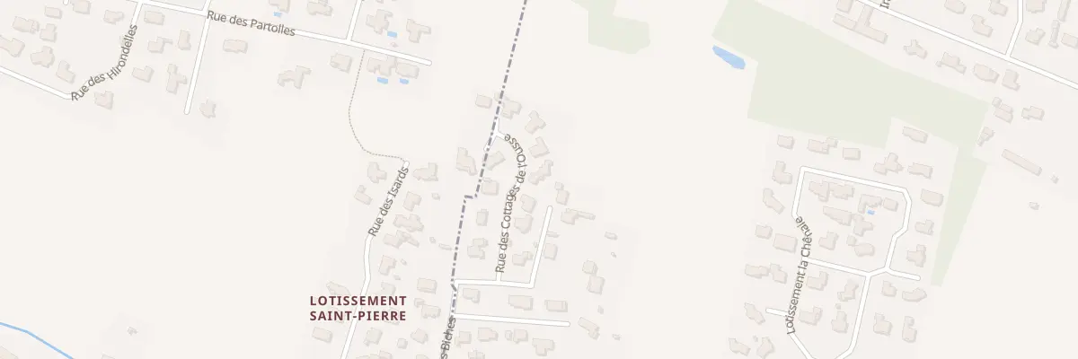 Plan du 6 Lot Cottages de l’Ousse à Ousse