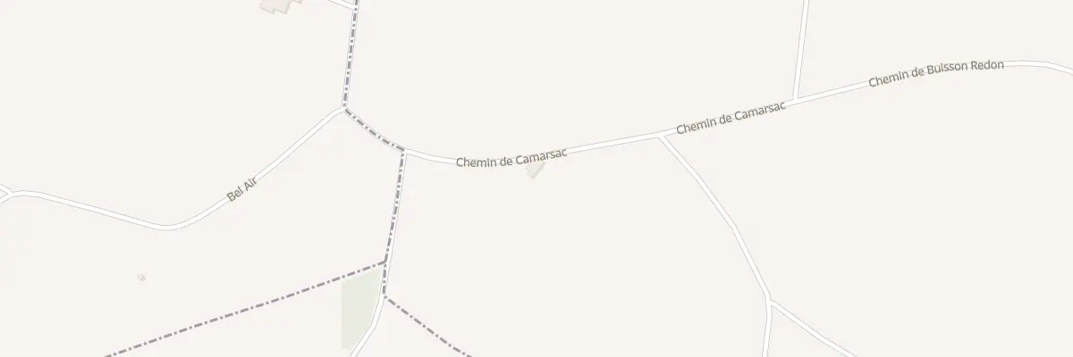Plan du 2 Chem de Camarsac à Galgon