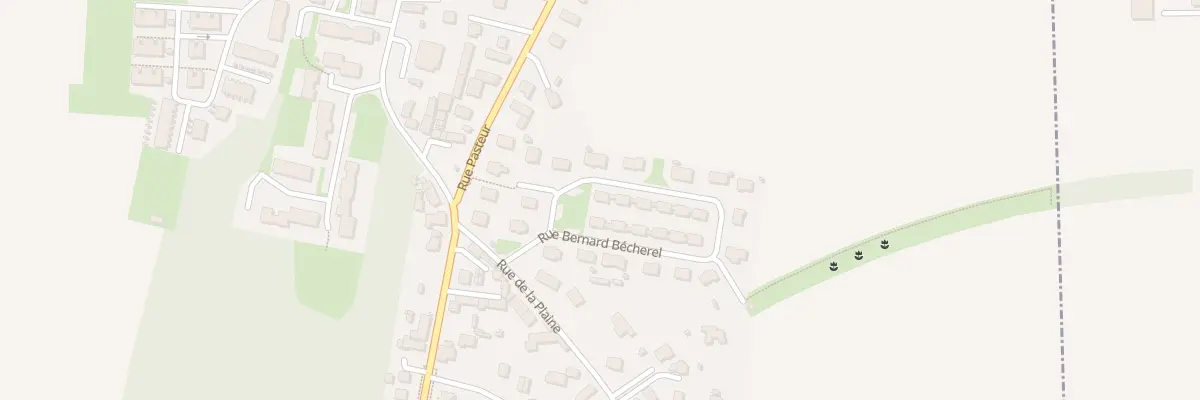 Plan du 1 Rue Bernard Becherel à Giberville